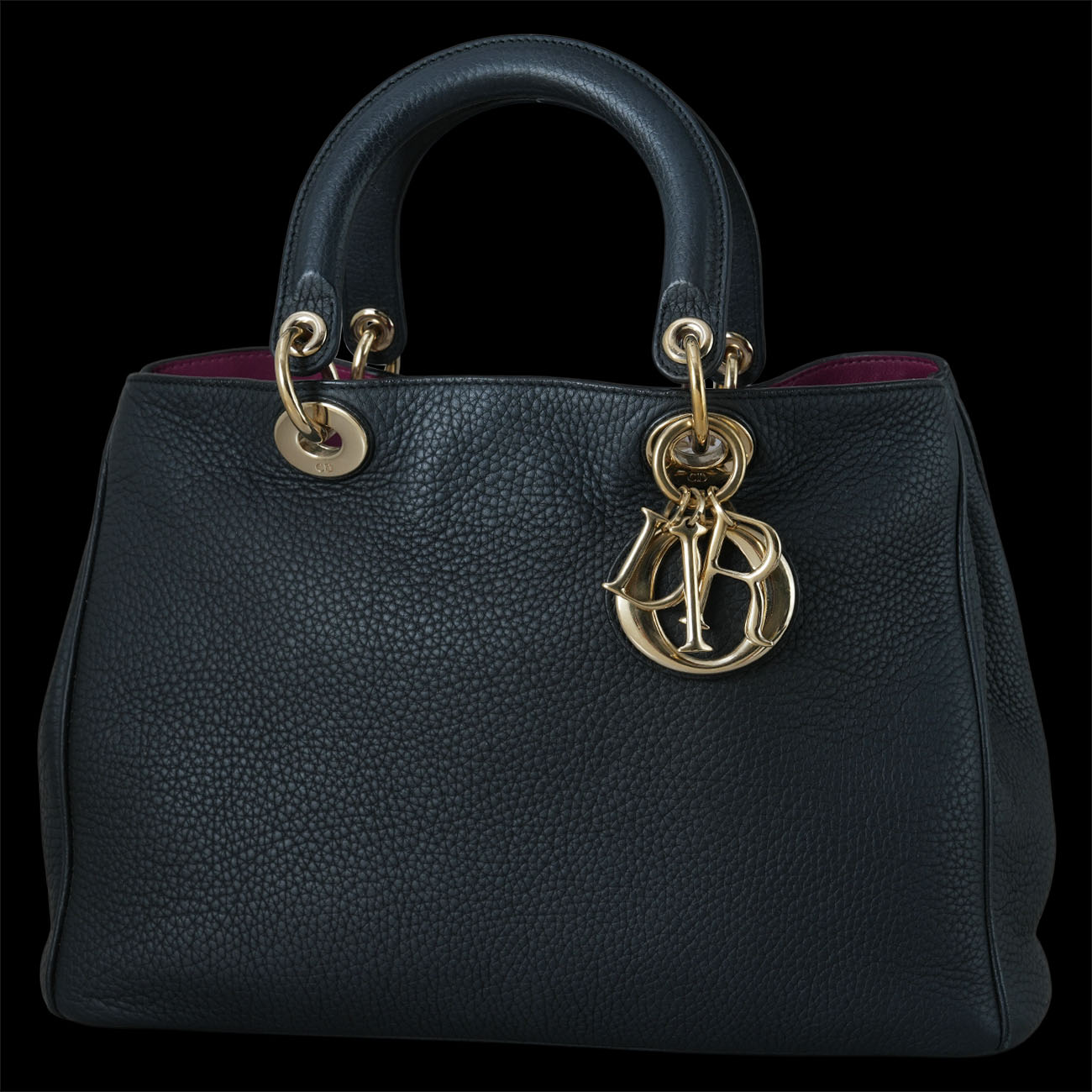 CHRISTIAN DIOR(USED)크리스찬디올 레더 토트 겸 숄더백